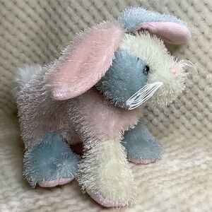 GANZ Webkinz Plush Cotton Candy Bunny HM174 Stuffed Animal Toy No Code